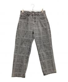 HUF（ハフ）の古着「MONOGRAM DENIM PANT」｜ブラック
