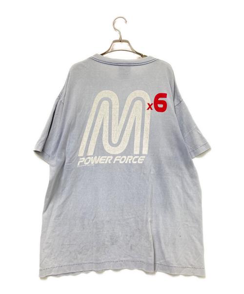 SAINT MICHAEL（セントマイケル）SAINT MICHAEL (セントマイケル) SS TEE M6 ブルー サイズ:XLの古着・服飾アイテム