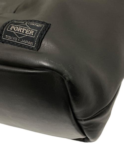 PORTER（ポーター）PORTER (ポーター) レザートートバッグ ブラック サイズ:下記参照の古着・服飾アイテム