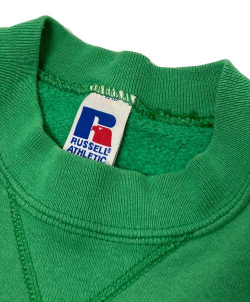 RUSSELL ATHLETIC（ラッセルアスレチック）RUSSELL ATHLETIC (ラッセルアスレチック) 90sプリントスウェット グリーン サイズ:XL(キッズサイズ)の古着・服飾アイテム