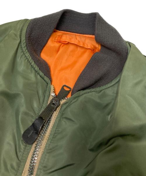AVIREX（アヴィレックス）AVIREX (アヴィレックス) MA-1ジャケット オレンジ×グリーン サイズ:下記参照の古着・服飾アイテム