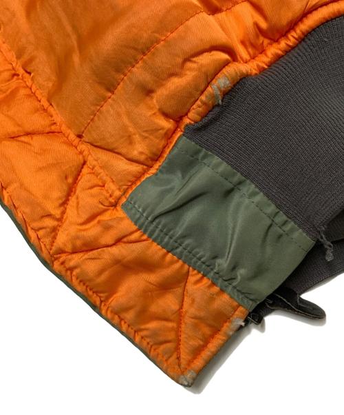 AVIREX（アヴィレックス）AVIREX (アヴィレックス) MA-1ジャケット オレンジ×グリーン サイズ:下記参照の古着・服飾アイテム