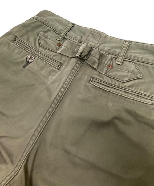MOMOTARO JEANS（桃太郎ジーンズ）MOMOTARO JEANS (桃太郎ジーンズ) ボタンフライコットンパンツ オリーブ サイズ:W28の古着・服飾アイテム