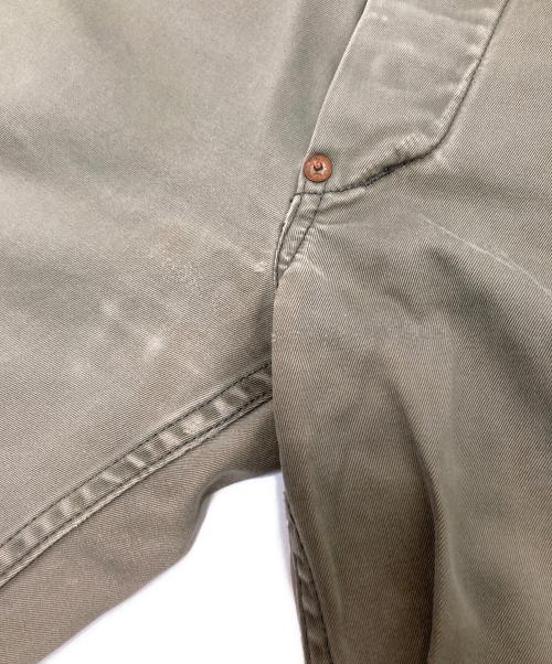 MOMOTARO JEANS（桃太郎ジーンズ）MOMOTARO JEANS (桃太郎ジーンズ) ボタンフライコットンパンツ オリーブ サイズ:W28の古着・服飾アイテム