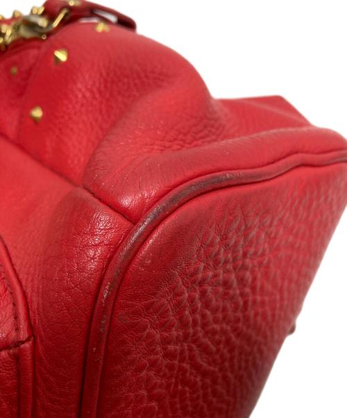 MCM（エムシーエム）MCM (エムシーエム) スタッズリュック レッド サイズ:下記参照の古着・服飾アイテム