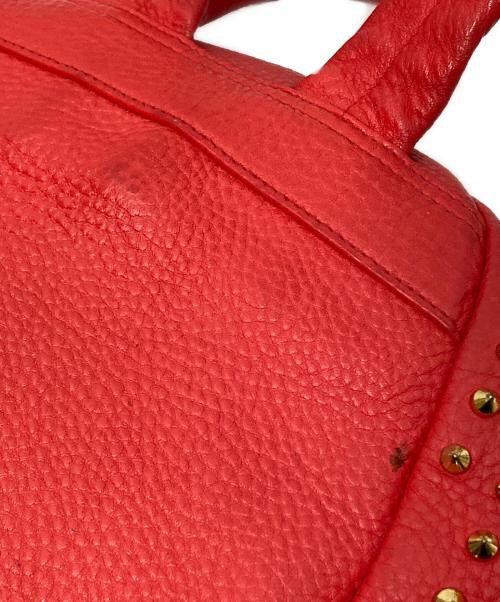 MCM（エムシーエム）MCM (エムシーエム) スタッズリュック レッド サイズ:下記参照の古着・服飾アイテム