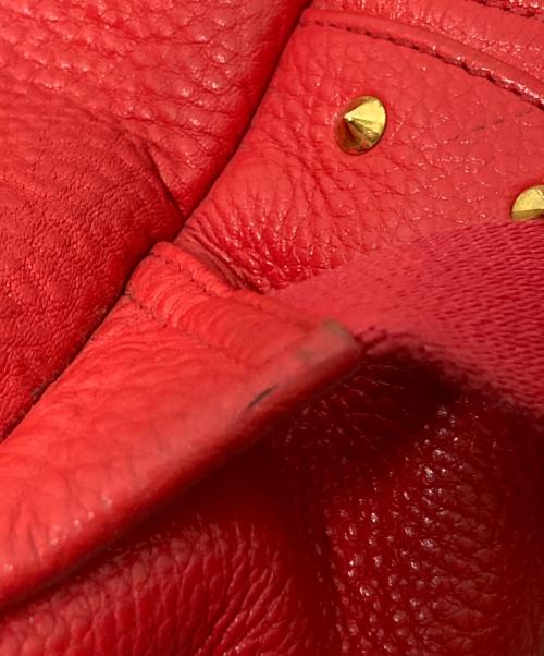 MCM（エムシーエム）MCM (エムシーエム) スタッズリュック レッド サイズ:下記参照の古着・服飾アイテム