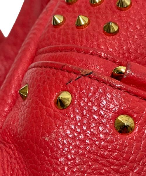 MCM（エムシーエム）MCM (エムシーエム) スタッズリュック レッド サイズ:下記参照の古着・服飾アイテム