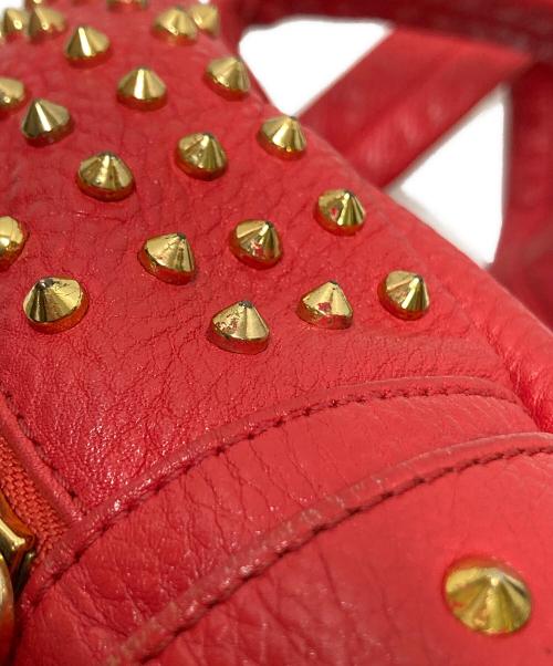 MCM（エムシーエム）MCM (エムシーエム) スタッズリュック レッド サイズ:下記参照の古着・服飾アイテム
