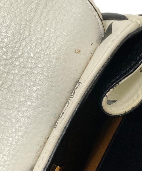 MCM（エムシーエム）MCM (エムシーエム) ケリー型2WAYバッグ ブラック×ホワイト サイズ:下記参照の古着・服飾アイテム