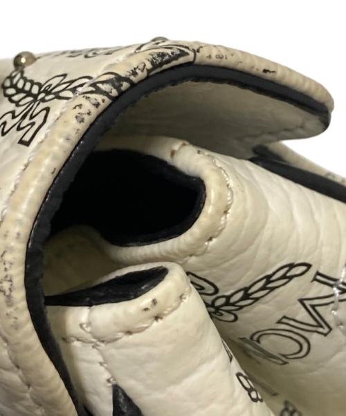 MCM（エムシーエム）MCM (エムシーエム) ケリー型2WAYバッグ ブラック×ホワイト サイズ:下記参照の古着・服飾アイテム