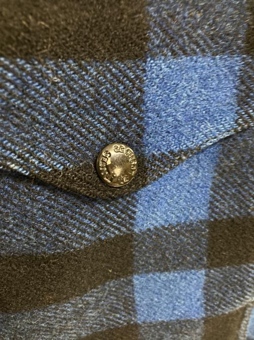 FILSON GARMENT（フィルソン ガーメント）FILSON GARMENT (フィルソン ガーメント) マッキ-ノクルーザージャケット ブルー サイズ:38の古着・服飾アイテム