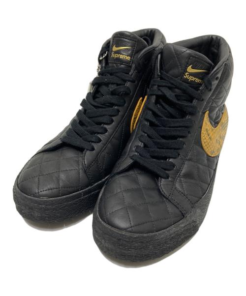 NIKE（ナイキ）NIKE (ナイキ) SUPREME (シュプリーム) SB ZOOM BLAZER MID QS ブラック サイズ:27.0cmの古着・服飾アイテム