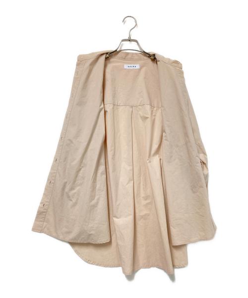 SACRA（サクラ）SACRA (サクラ) バンドカラーシャツ ベージュ サイズ:38の古着・服飾アイテム