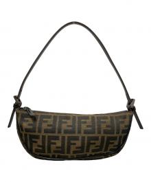 FENDI（フェンディ）の古着「ズッカ柄アクセサリーポーチ」｜ブラウン
