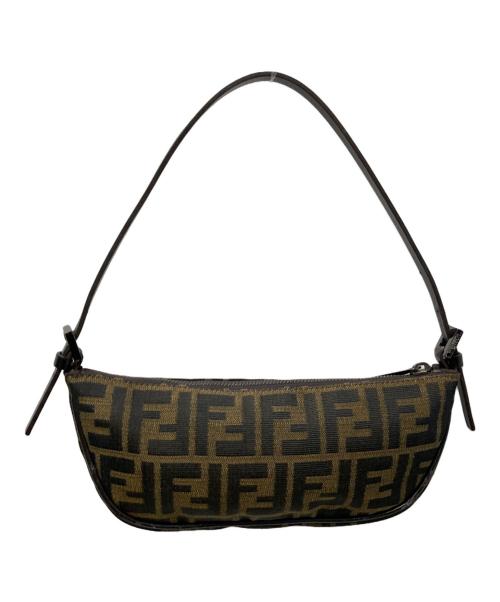 FENDI（フェンディ）FENDI (フェンディ) ズッカ柄アクセサリーポーチ ブラウン サイズ:下記参照の古着・服飾アイテム