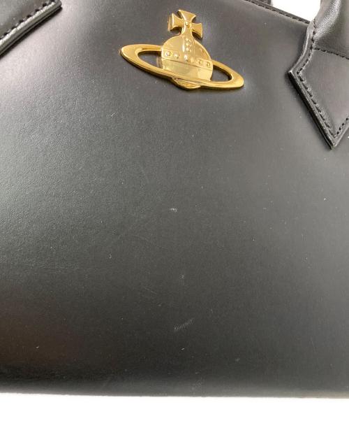 Vivienne Westwood（ヴィヴィアンウエストウッド）Vivienne Westwood (ヴィヴィアンウエストウッド) オーブプレートハンドバッグ ブラック サイズ:下記参照の古着・服飾アイテム