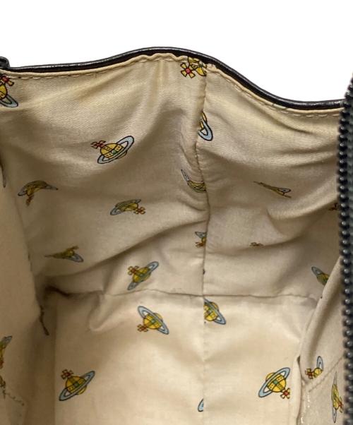 Vivienne Westwood（ヴィヴィアンウエストウッド）Vivienne Westwood (ヴィヴィアンウエストウッド) オーブプレートハンドバッグ ブラック サイズ:下記参照の古着・服飾アイテム