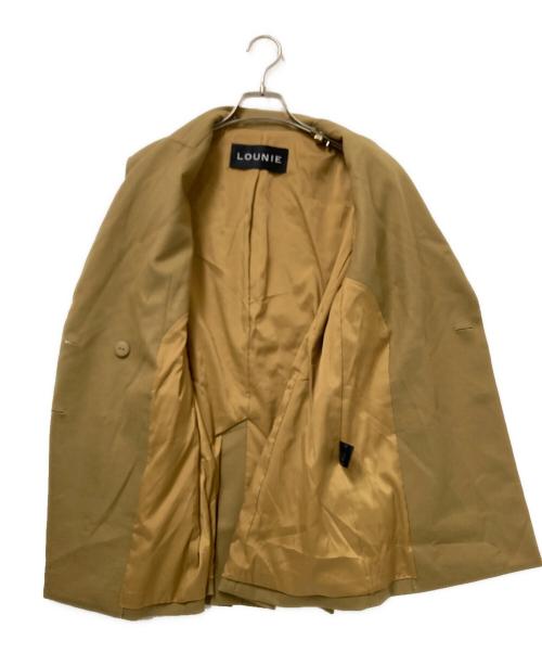 LOUNIE（ルーニー）LOUNIE (ルーニー) 金釦ダブルテーラードジャケット ベージュ サイズ:38の古着・服飾アイテム