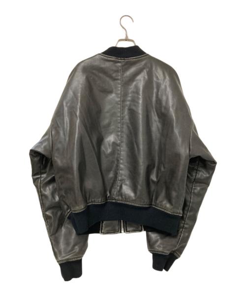 ZARA（ザラ）ZARA (ザラ) コーティングエコレザージャケット ブラック サイズ:Mの古着・服飾アイテム