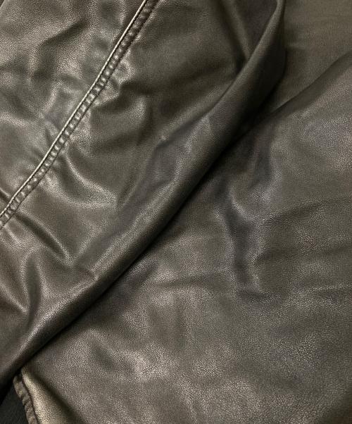 ZARA（ザラ）ZARA (ザラ) コーティングエコレザージャケット ブラック サイズ:Mの古着・服飾アイテム