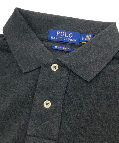 POLO RALPH LAUREN（ポロ・ラルフローレン）POLO RALPH LAUREN (ポロ・ラルフローレン) ポロシャツ グレー サイズ:L 未使用品の古着・服飾アイテム