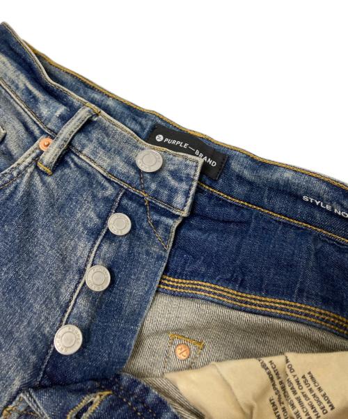 PURPLE BRAND（パープルブランド）PURPLE BRAND (パープルブランド) ダメージデニムパンツ インディゴ サイズ:W29の古着・服飾アイテム