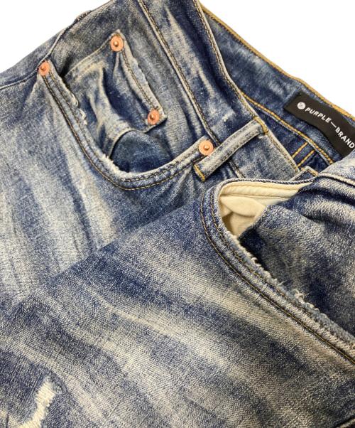 PURPLE BRAND（パープルブランド）PURPLE BRAND (パープルブランド) ダメージデニムパンツ インディゴ サイズ:W29の古着・服飾アイテム