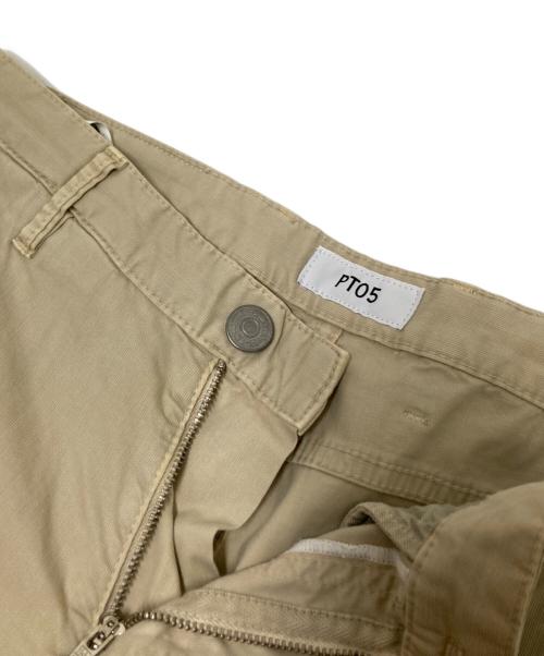 PT05（ピーティーゼロチンクエ）PT05 (ピーティーゼロチンクエ) ストレッチパンツ ベージュ サイズ:32の古着・服飾アイテム