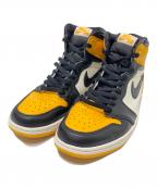 NIKEナイキ）の古着「IR JORDAN 1 RETRO HIGH OG」｜イエロー×ブラック