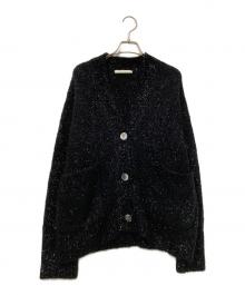 ne quittez pas（ヌキテパ）の古着「Alpaca Lurex Cardigan」｜ブラック
