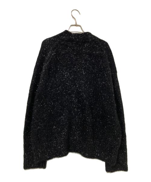ne quittez pas（ヌキテパ）ne quittez pas (ヌキテパ) Alpaca Lurex Cardigan ブラック サイズ:下記参照の古着・服飾アイテム