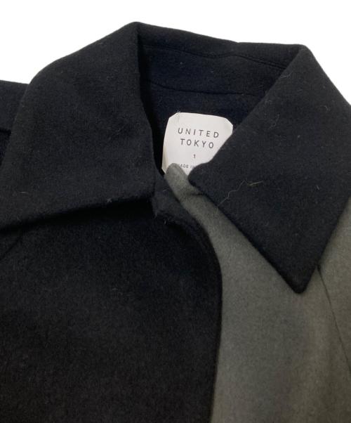 UNITED TOKYO（ユナイテッドトーキョー）UNITED TOKYO (ユナイテッドトーキョー) 2wayステンコート ブラック×グレー サイズ:1の古着・服飾アイテム