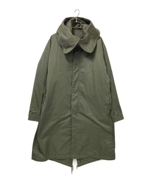 LAD MUSICIAN（ラッドミュージシャン）LAD MUSICIAN (ラッドミュージシャン) ボリュームネックモッズコート グリーン サイズ:42の古着・服飾アイテム