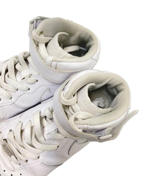NIKE（ナイキ）NIKE (ナイキ) ハイカットスニーカー ホワイト サイズ:26.0cmの古着・服飾アイテム