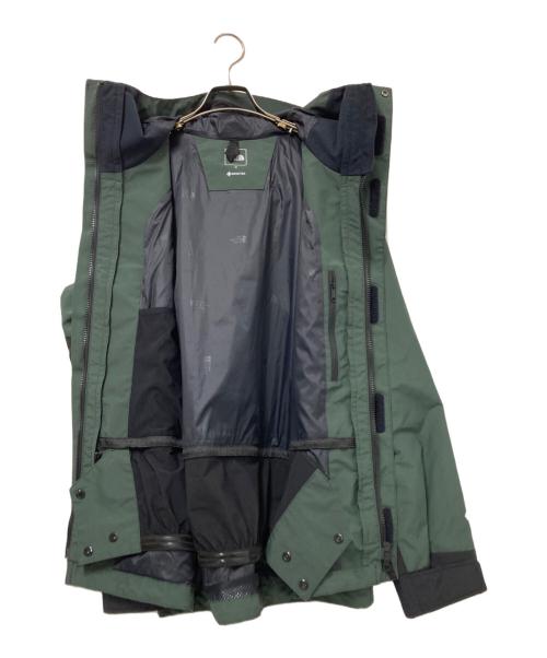 THE NORTH FACE（ザ ノース フェイス）THE NORTH FACE (ザ ノース フェイス) Mountain Jacket ブラック×グリーン サイズ:Mの古着・服飾アイテム