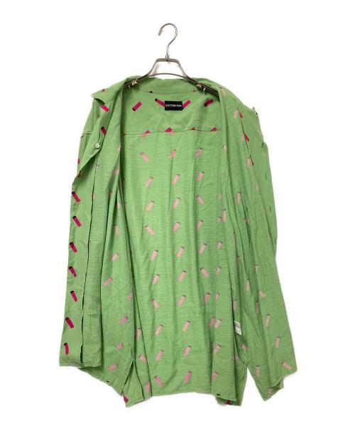 COTTON PAN（コットンパン）COTTON PAN (コットンパン) オープンカラーシャツ グリーン サイズ:4の古着・服飾アイテム