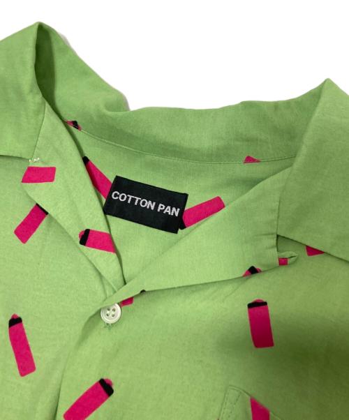 COTTON PAN（コットンパン）COTTON PAN (コットンパン) オープンカラーシャツ グリーン サイズ:4の古着・服飾アイテム