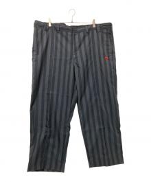COTTON PAN（コットンパン）の古着「ウールスラックスパンツ」｜グレー×ブラック