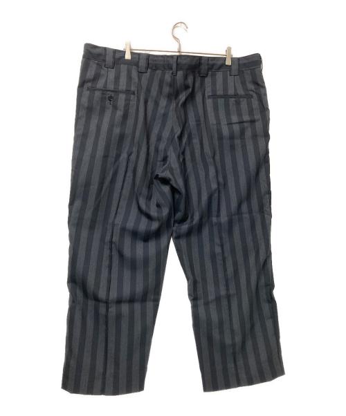 COTTON PAN（コットンパン）COTTON PAN (コットンパン) ウールスラックスパンツ グレー×ブラック サイズ:2の古着・服飾アイテム