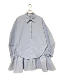 JORYA WEEKEND（ジョリア ウィークエンド）の古着「ロングシャツ」｜ブルー