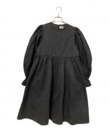 Bibiy.（ビビィ）の古着「angie puff opワンピース」｜ブラック