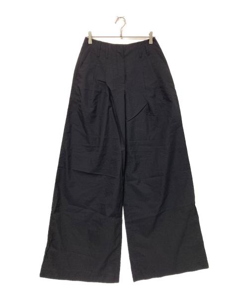 BRUNELLO CUCINELLI（ブルネロクチネリ）BRUNELLO CUCINELLI (ブルネロクチネリ) ハイウエストワイドパンツ ブラック サイズ:US:6の古着・服飾アイテム
