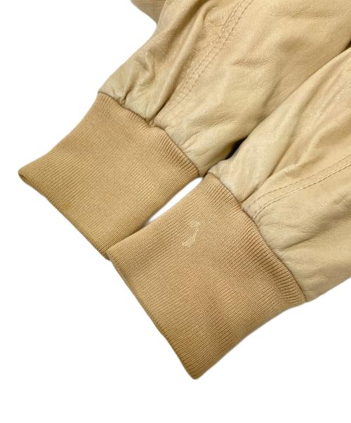 BALLY（バリー）BALLY (バリー) レザージャケット ベージュ サイズ:Mの古着・服飾アイテム