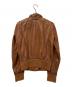ARMANI JEANS (アルマーニジーンズ) レザージャケット ブラウン サイズ:US:0：8000円