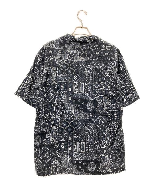 reyn spooner（レイン スプナー）reyn spooner (レイン スプナー) UNITED ARROWS (ユナイテッドアローズ) オープンカラーシャツ ホワイト×ブラック サイズ:Sの古着・服飾アイテム