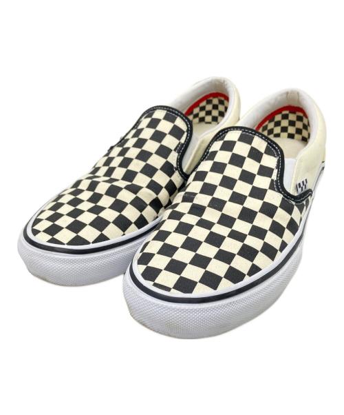 VANS（ヴァンズ）VANS (ヴァンズ) スリッポン ブラック×ホワイト サイズ:28.0cmの古着・服飾アイテム