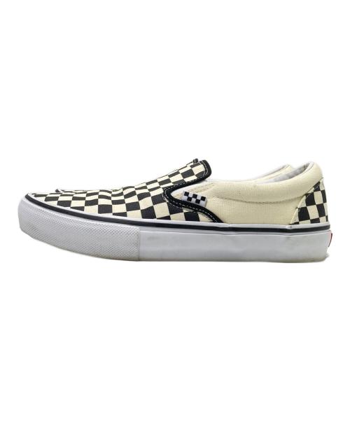 VANS（ヴァンズ）VANS (ヴァンズ) スリッポン ブラック×ホワイト サイズ:28.0cmの古着・服飾アイテム