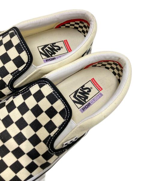 VANS（ヴァンズ）VANS (ヴァンズ) スリッポン ブラック×ホワイト サイズ:28.0cmの古着・服飾アイテム