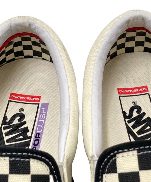 VANS（ヴァンズ）VANS (ヴァンズ) スリッポン ブラック×ホワイト サイズ:28.0cmの古着・服飾アイテム